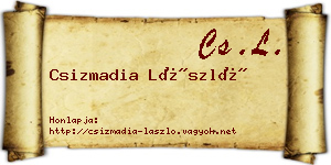 Csizmadia László névjegykártya